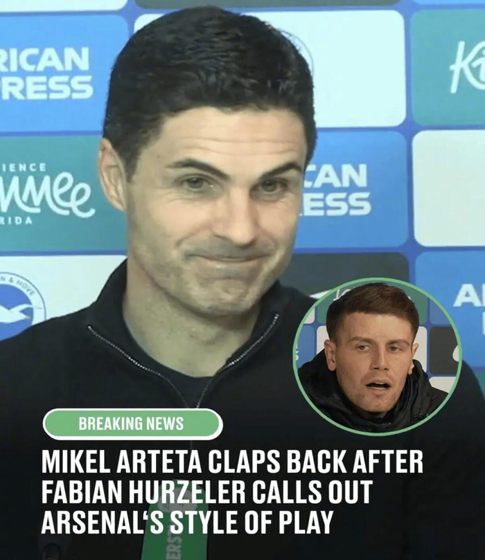 开云官方直播-布莱顿主帅批阿森纳踢球方式,阿尔特塔回应捍卫球队风格|许尔策勒|足球|规则|媒体|争议性_新浪体育_新浪新闻